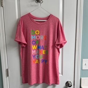 Women's  Pink Graphic T-Shirt